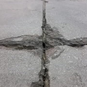 concrete-floor-crack-damage Concrete Caulking & Joint Repair